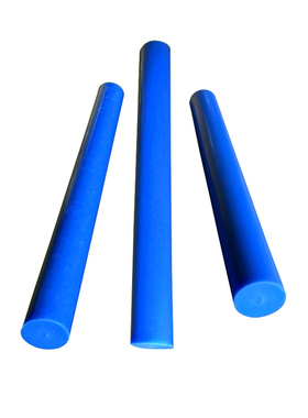 蓝色尼龙棒 塑料棒 20 25 30 35 40 45 50 55 60 65 70mm PA6