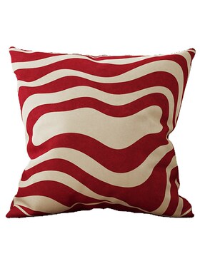 红色喜庆新年方形抱枕春节沙发客z厅靠枕抱枕套45x45卧室飘窗靠垫