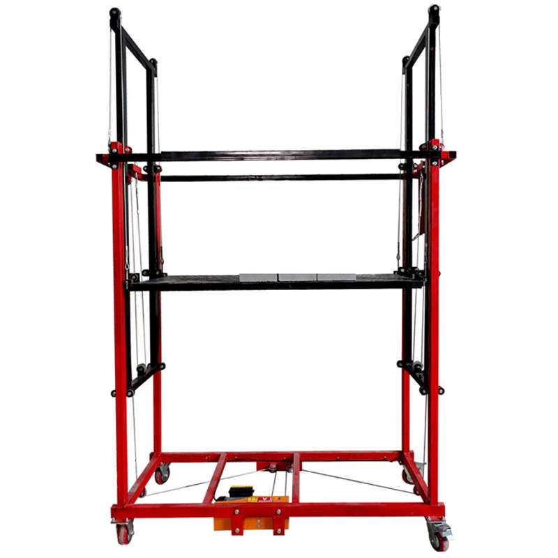 电动升降脚手架升降机移动式升降平台可折叠小型电动脚手架车新款