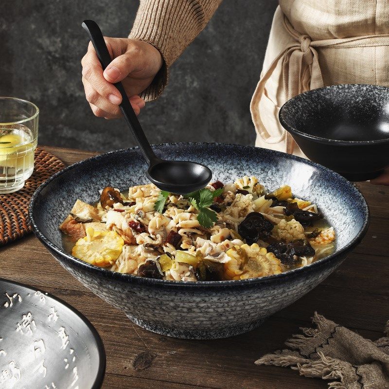 14英寸大碗陶瓷碗大号麻辣烫碗酸菜鱼碗盘餐具套装小龙虾盘碗,餐饮具,碗,淘宝优惠券,粉丝福利购,淘宝优惠卷