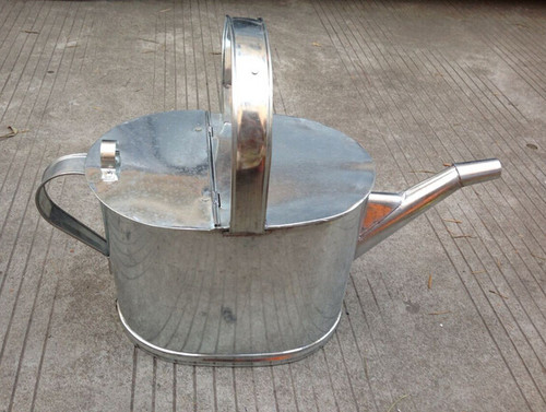纯手工制作铁皮加油桶 加油壶 注油桶 K纯手工白铁皮油壶洒水壶