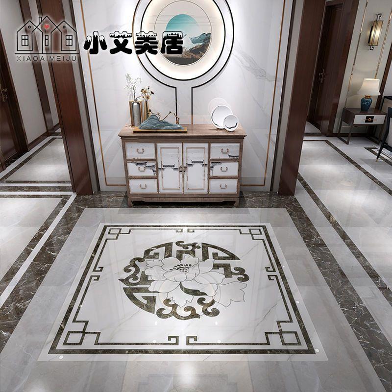 新中式入户地砖玄关过道