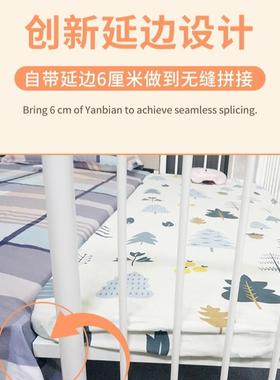 现铁艺多童功能儿拼床货婴儿床边加宽侧边子母床拼80076接高床度