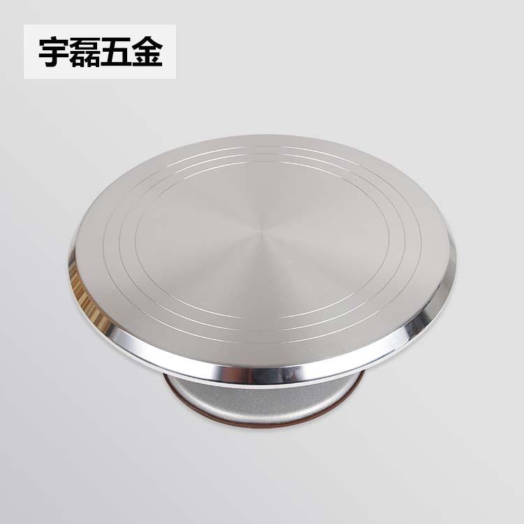 蛋糕装铝合金转台寸01蛋2糕转盘烘培用具饰裱花台蛋糕1转台
