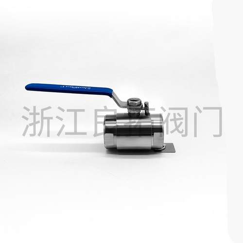 F30锻钢二片式内螺纹球阀4锻压压FQ-1TKR1F160P耐高高温两片式NPT