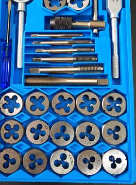 手动开牙器攻螺26213纹丝公锥板套装功牙开牙丝器工具螺丝丝器组