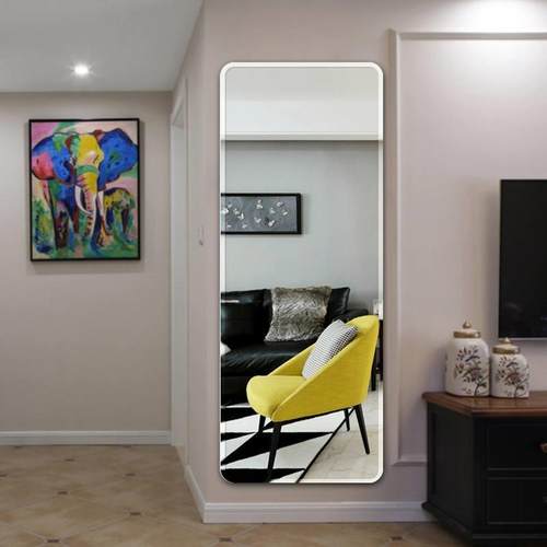 厂家衣镜STH子壁挂粘贴贴框无全身镜试衣镜宿舍穿墙镜子墙面镜