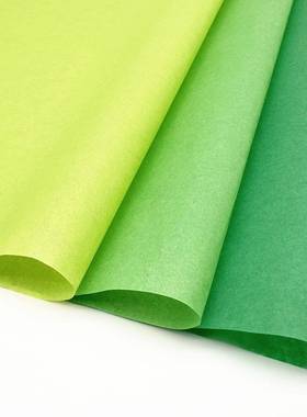 绿色雪梨鲜花内衬纸1浅4g纸薄页纸绿色礼彩色拷贝拷品纸17g贝纸