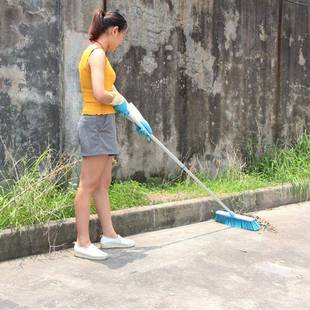 浴室生卫间厕所瓷厨房砖清洁洗地刷子长地板硬毛968柄刷
