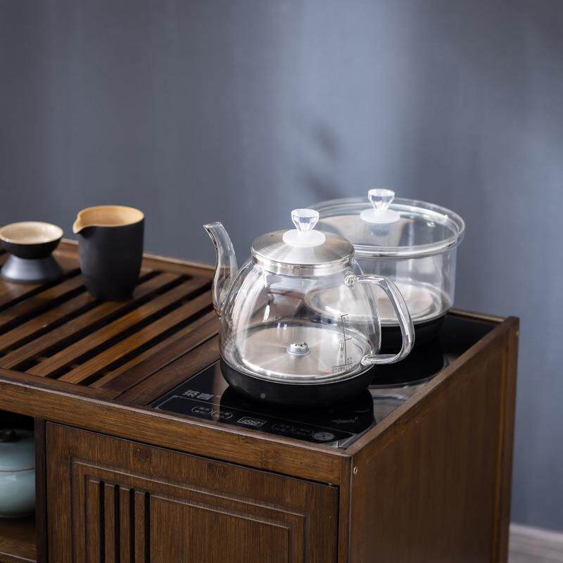 移动茶轮台茶餐桌家用茶水GMB中式楠竹茶桌带茶几车夫茶具套功装