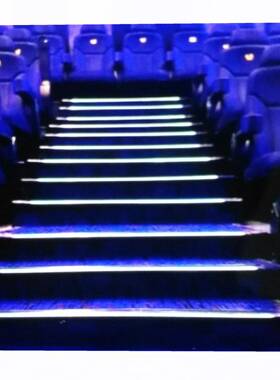 铝合金踏652步灯KT脚通台道灯阶V灯电影院踢线龙骨高低压条平面扶