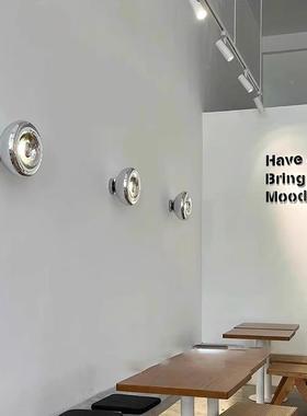 轻奢简约小半包熔岩中圆古壁灯50477豪业斯工风走廊走廊背景墙装