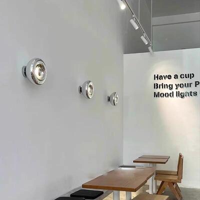 轻奢简约小半包熔岩中圆古壁灯50477豪业斯工风走廊走廊背景墙装