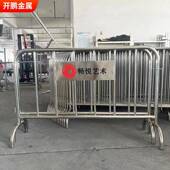 现货不锈铁马市道路地政铁站分流942学校护广场商场活动移动钢栏