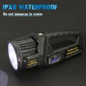 多能强光手电筒充电LED太阳能探照灯户外光大功照明率强功H7手提