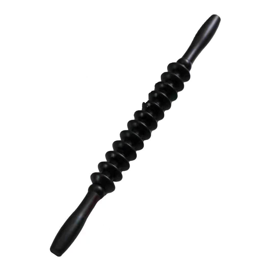 紫光檀木质滚轮按棒按摩摩椎背部经络伽棒长款全瑜身10颈通用