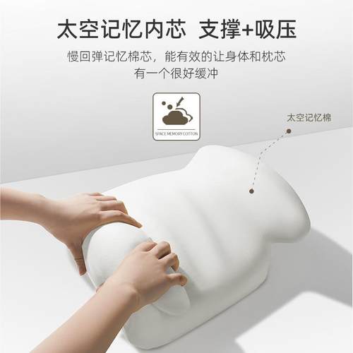 汽车头枕护记颈垫枕车座椅颈椎枕头忆棉靠车载按摩颈枕腰用184靠