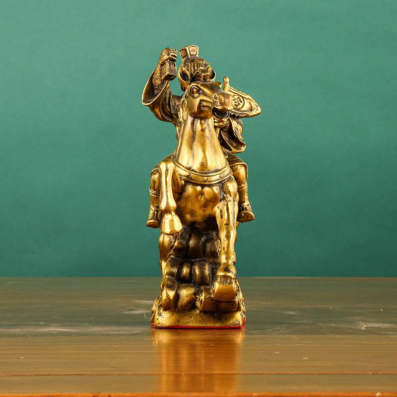 铜马上封侯摆件马上传令马上升铜器摆件