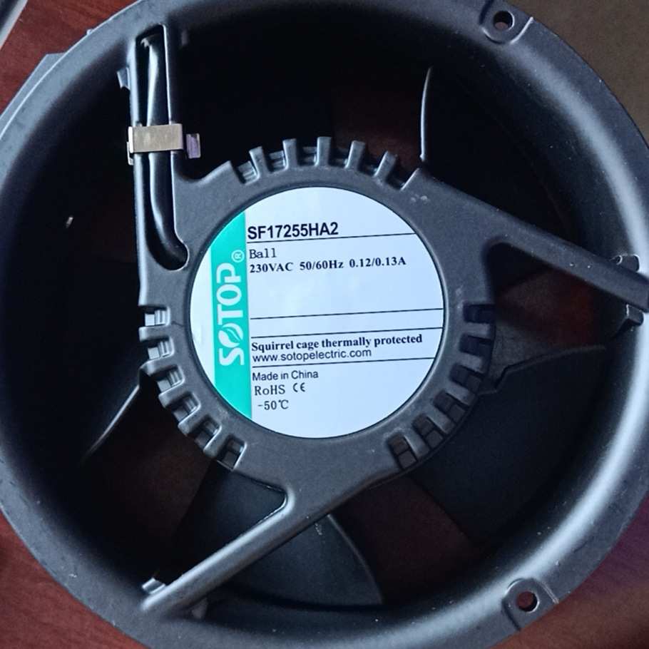 SOTOP SF17255HA2  220-230V 17厘米圆形机柜散热风机