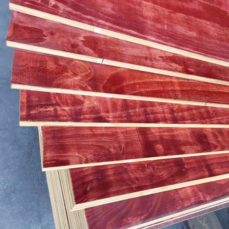 重庆建筑红板支模板桥梁工程覆膜板小红板大红板覆膜黑板竹胶板优