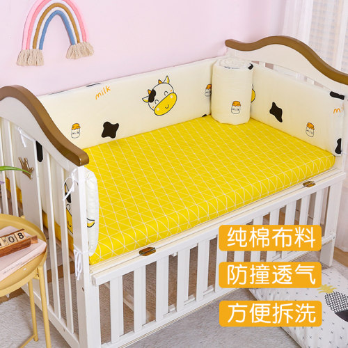 婴儿床床围栏软包儿童拼接床围护栏挡布套件防撞宝宝床上用品