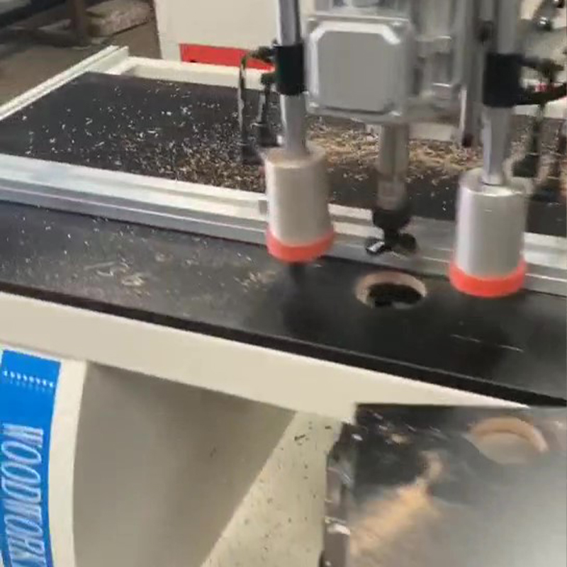 打孔电脑桌打孔铰链钻上下同心钻孔机上下同心钻木工机械办公桌子