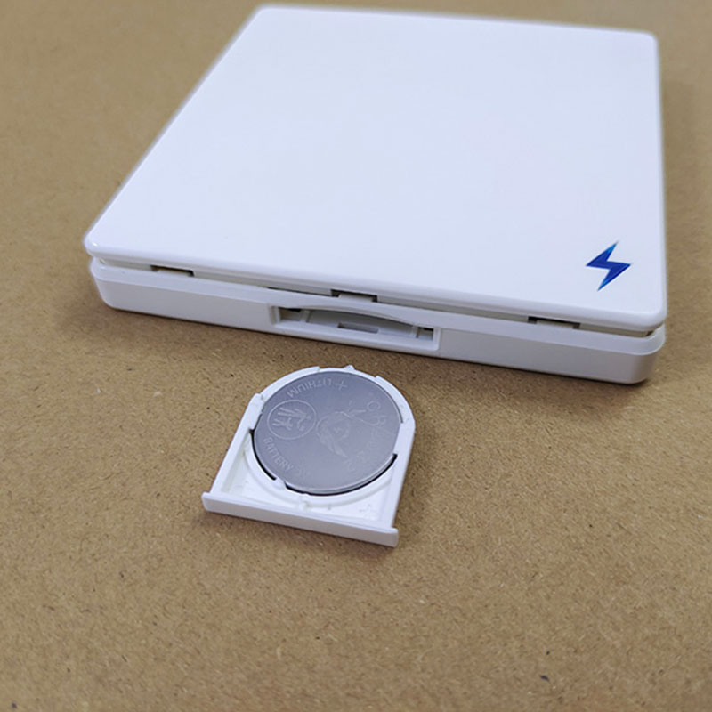 无线遥控开关220v面板免布线白色随意贴双控家用led智能灯光照明