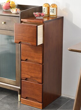20/25/30/35/40cm实木超窄夹缝收纳多层抽屉式缝隙角X落储物床头