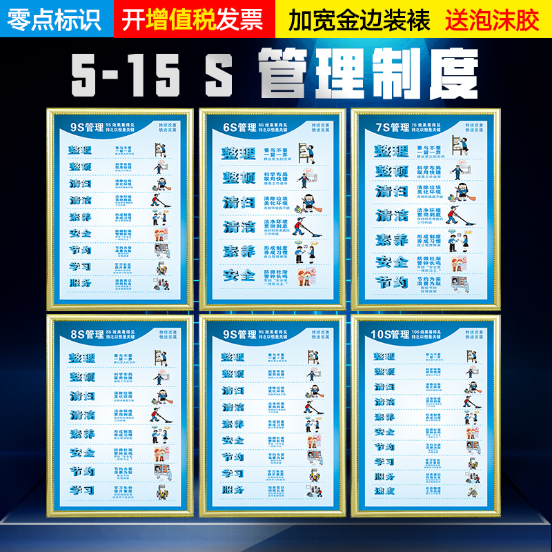 5S 6S 7S 8S 9S 10S 11S 12S 13S 14S 15S管理制度管理安全生产车