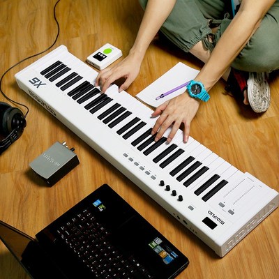 MiDiPLUS X8/X6/oX2/X3/X4mini专业配重编曲MIDI键盘25/49/61/88