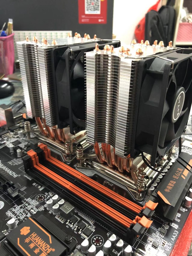 X79/X99主板专用  4/6铜管 CPU散热器  2011 单路 双路 CPU散热器