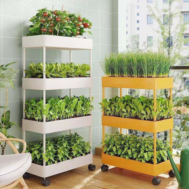 种VvIrzCXI菜箱阳台层种植多小推纳车置物架用厨房蔬菜篮家专用盆,家居饰品,餐桌花艺,淘宝优惠券,粉丝福利购,淘宝优惠卷