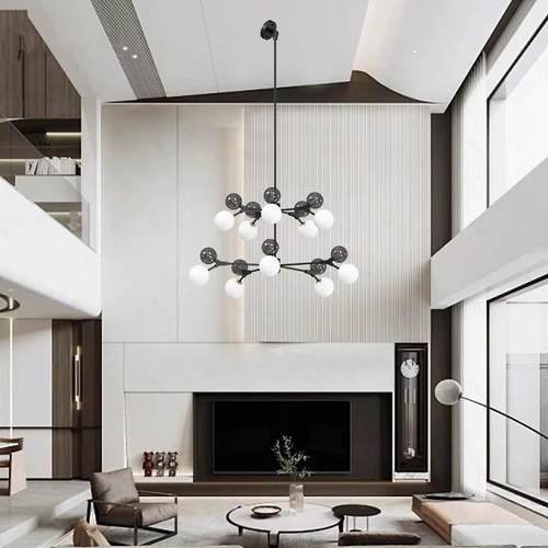 客331厅灯l北欧轻奢餐厅卧室楼梯别墅阁楼斜顶房寓fto公挑空复式