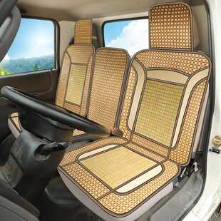 庆铃五十铃100p600p70u0p夏季 竹片kv100小货车轻卡凉席汽车坐垫套