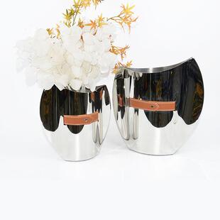 欧不锈酒钢食家用具套装轻奢调酒器冰桶零碗托盘FM软装搭配式套装