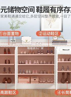 入VML户门口鞋道柜家用新款202网5红玄关置物柜室外楼防尘柜鞋架