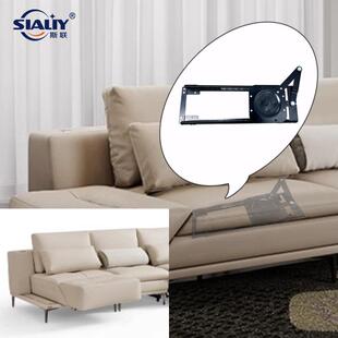 沙发左右移底动铰链多功座位旋转五金沙发件座位旋转能座灵活配承