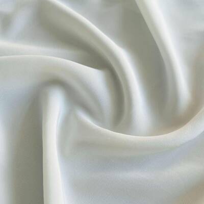 现货供c应真丝混纺面料14mm理人丝绉140m肌NNZ双感真丝人丝交织布