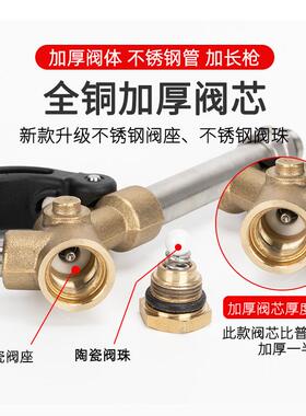 洗车30099刷机水枪头洗车枪高水枪380型58型清洗机压喷枪专用车配