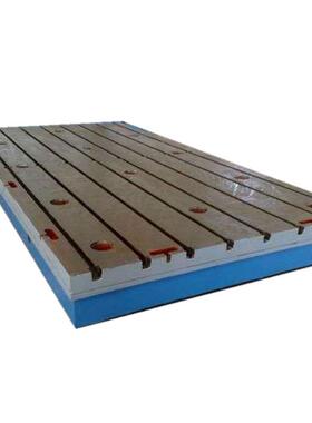 T型槽平台焊接平平台铸铁平692工作台装板平台铁地配板条形台