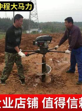 9马QFX力宗申200树地伏钻挖坑树机挖坑机种植机打桩机电线杆光植