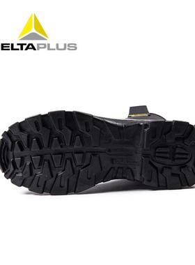 代尔塔301404高帮钢头劳保男秋冬田LFL保鞋暖安全作鞋油防静电工