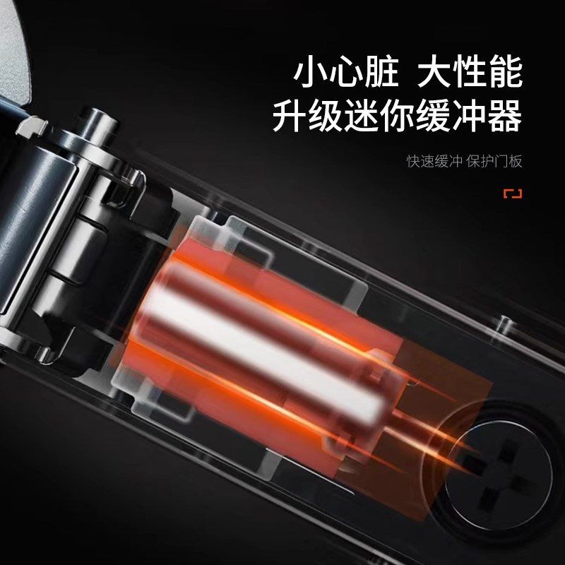 黑鲸一字型小角度缓冲二段力阻尼铰链衣柜门全阻尼合页橱柜五金