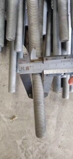 热镀锌3米丝杠M8全扣丝3米热浸锌牙条全螺纹吊杆m10m12m16