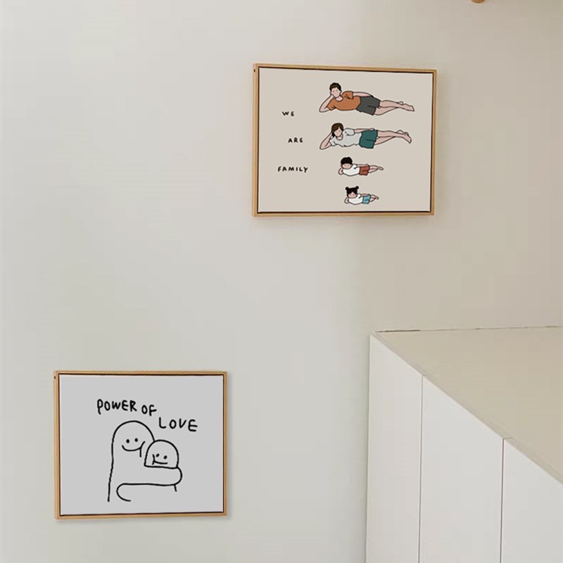 卡通简约超薄电表箱装饰画儿童挂画配电箱画电闸箱装饰遮挡免打孔图片