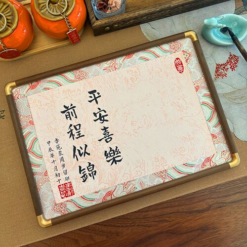 手足脚印宝宝纪念品女宝宝脚印留念满月手脚印百日纪念手脚印摆台