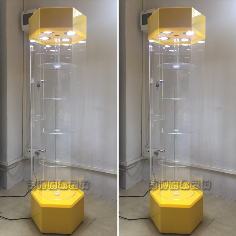 精品饰品首饰展柜 展示柜 有机玻璃亚克J力旋转手表展示架陈列柜