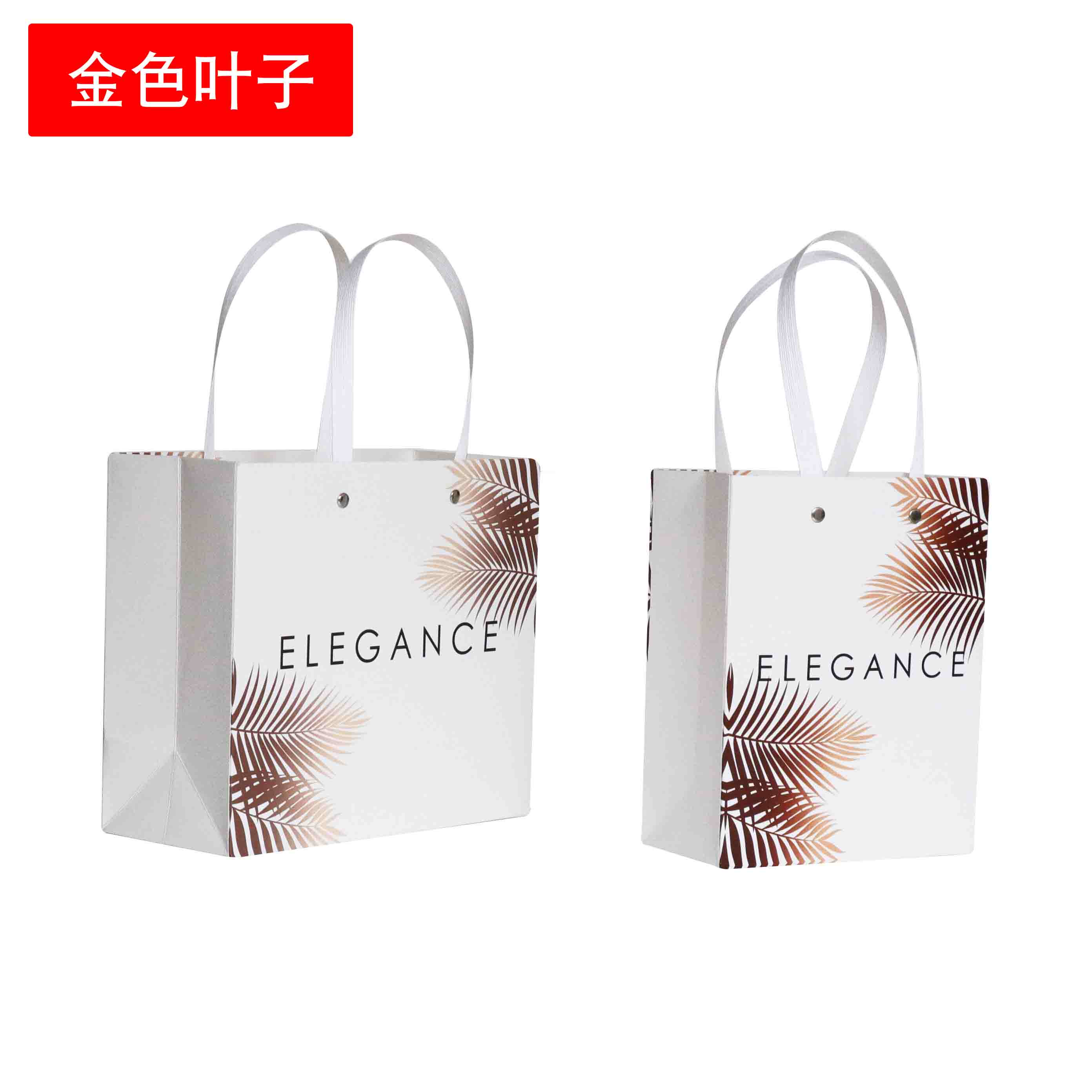 礼品手提服装纸皮袋子r档纸质手提袋定制韩版简约纸袋包装袋图片