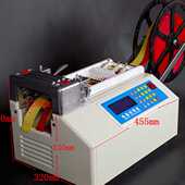 w100热切全自动电脑冷切带机切条机断布机融切机松紧带裁切机