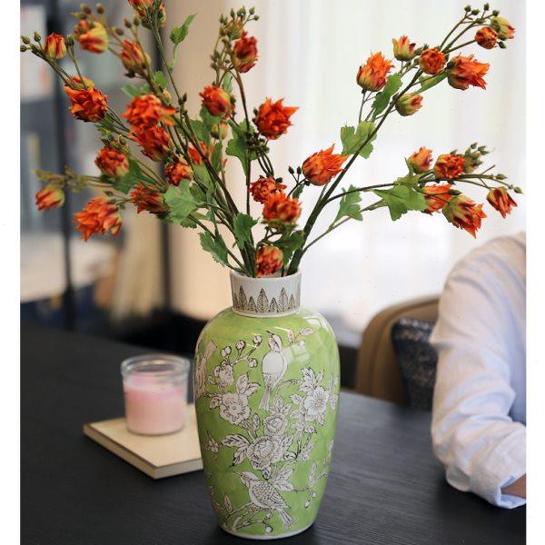 芙菡居品"绿野仙踪"灯笼瓶客厅玄关电视柜陶瓷花瓶青花瓷梅瓶摆件,家居饰品,花瓶,淘宝优惠券,粉丝福利购,淘宝优惠卷